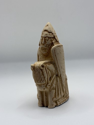 Lewis chessmen knight figure - chessmen,
