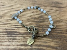 Azuni London Amazonite Gold Bracelet