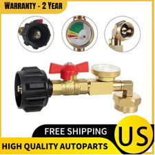 Propane Refill Adapter W/Gauge