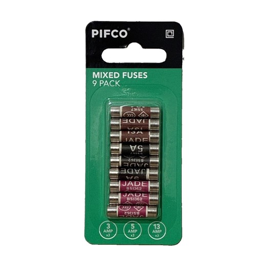 Pifco mixed fuse pack - mixed, 3amp