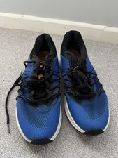 women’s nike air relentless 6 running trainers, blue/orange, UK size 6.5