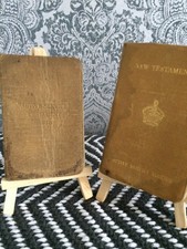 WWI & WW2 Active Service New Testaments Pocket Bibles 1918 & 1945 