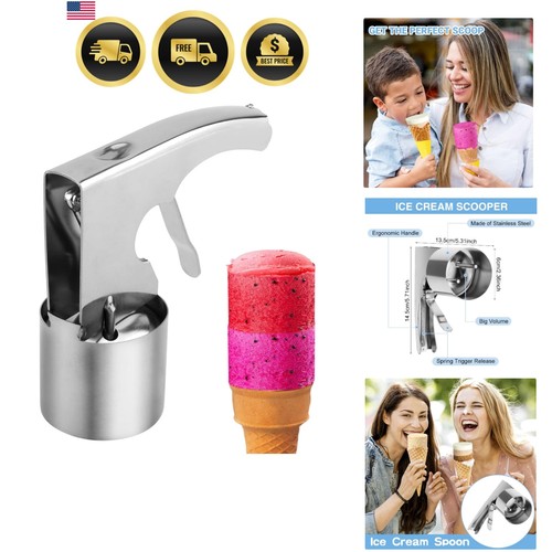 Ice cream scoop stainless - cream,