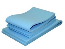 Firm Blue High Density Upholstery Foam Replacement Cushions sofa chair seat pads