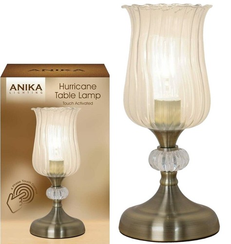 Hurricane table lamp - lamp, touch