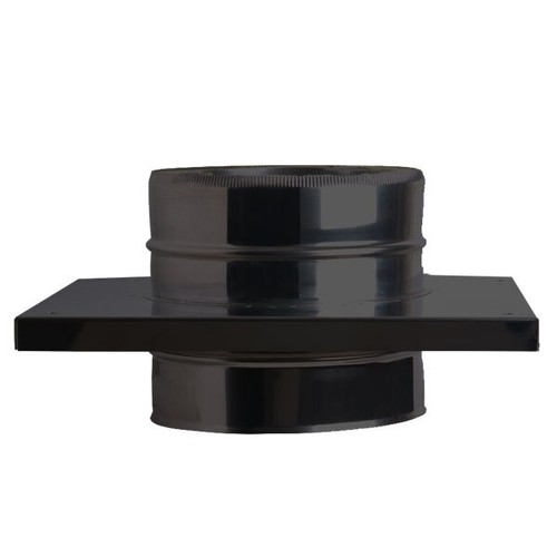 Twin wall flue pipe black - flue,