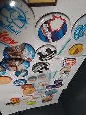 vintage badges, jewellery and clips some rare, Disneyland, promotional etc