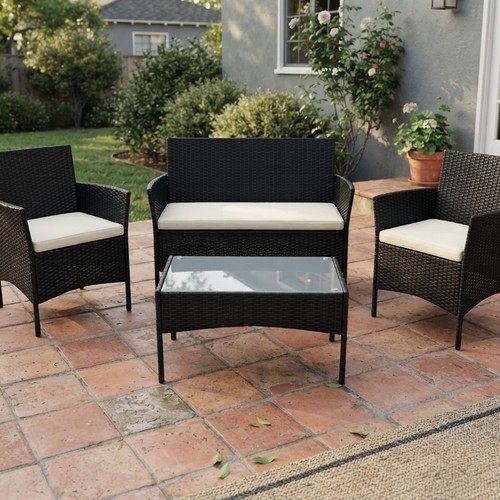 Rattan garden furniture - garden, set