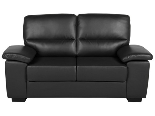 Seater faux leather sofa - leather,