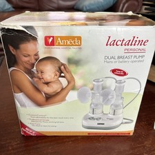 Ameda Lactaline Personal Dual Breast Pump Mains or Battery Operated