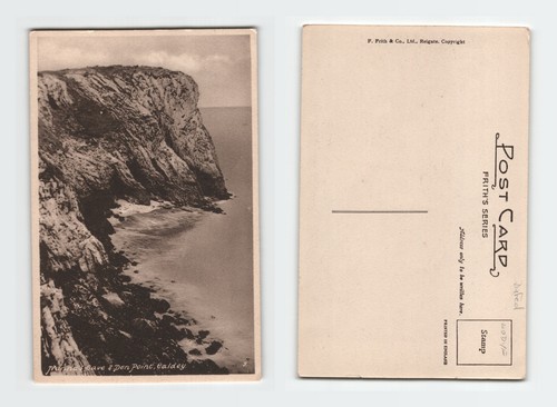 Vintage postcard caldey - postcard,