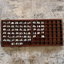 Display Shelf & Thimble Collection, 48 Thimbles, Mainly Place Locations, Job Lot