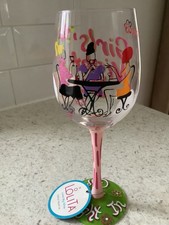 Lolita "Girls' Night In" wine glass