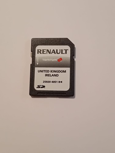 Renault sat nav card tomtom - renault,