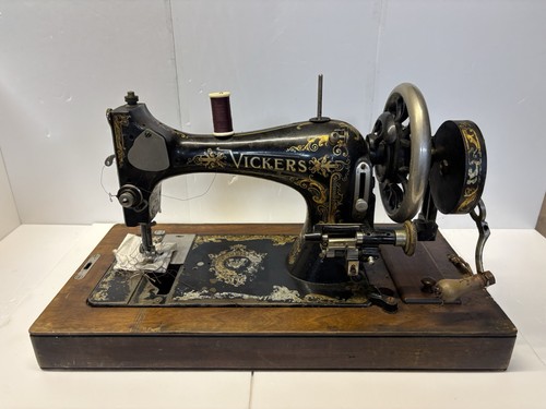 Vintage vickers hand crank - vintage,
