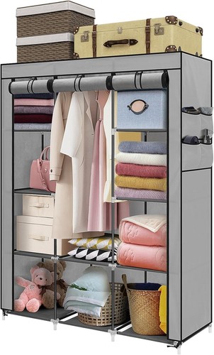 Grey canvas wardrobe for - canvas,