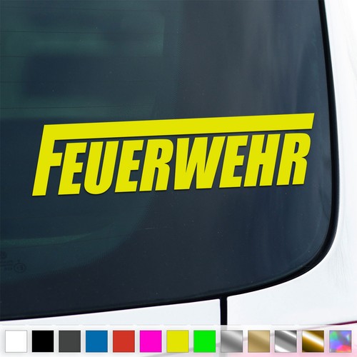 Fire brigade sticker fire
