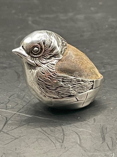 Pin cushion solid silver - cushion,