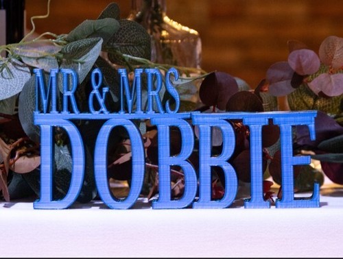 Personalised and mrs sign - personalised,