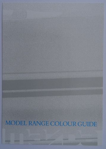 Mazda colour guide brochure - mazda,