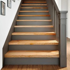 Stair Treads 4 pcs Light Brown
