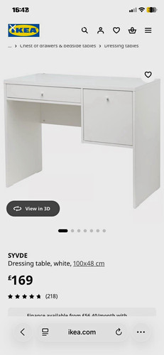 Ikea syvde white dressing - syvde,