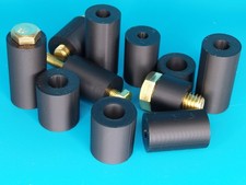 Wider black plastic - plastic, standoff