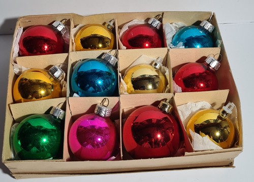 Christmas mercury glass - 12, &