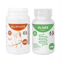 SNEP OLIVOX 60 capsules + BURNER 60 capsules Fat Burners Food Supplement Detox 