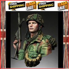 1/10 WWII BRITISH PARA, Resin Model figure Bust, GK, WW2 military themes, Una...