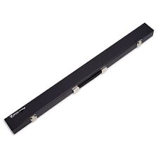 Powerglide Black Attache 2 Piece Padded Snooker / Pool Hard Cue Case - Free P&P