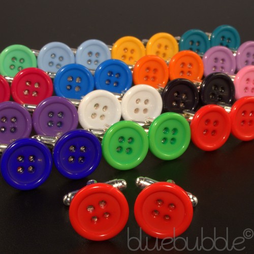 Funky button cufflinks vintage - funky,