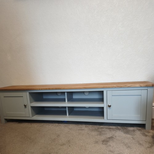 Large wooden media cabinet - media,