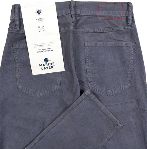 Marine layer corduroy pants - marine,
