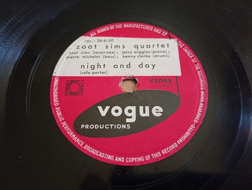 Zoot sims quartet night and - zoot,