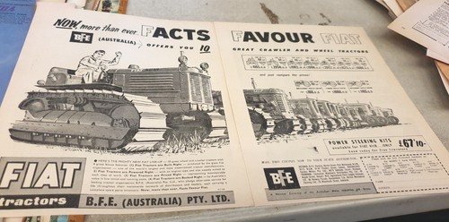 1950s fiat crawler tractor - fiat,