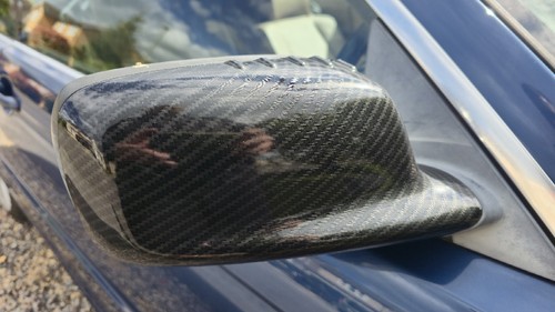 Carbon fiber look side mirror - fiber,