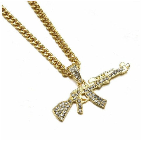 Iced out diamond gold - iced,