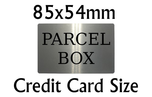 Parcel box metal - parcel, aluminium