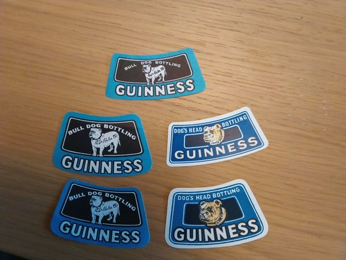 Rare guinness labels bull - guinness,