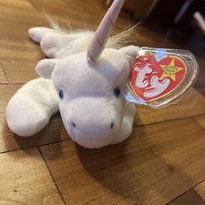 RARE TY Beanie Baby Mystic the Unicorn Plush Soft Toy Retired 1993-94 Tag New