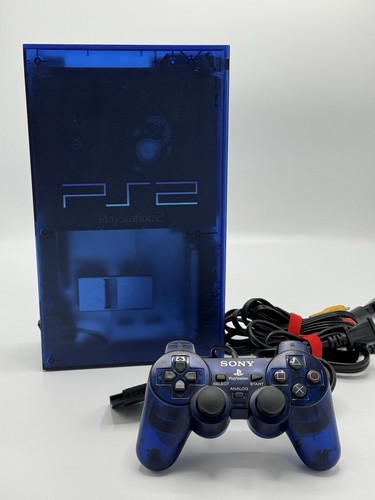 Sony ps2 ocean blue - sony,