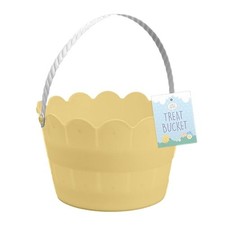 Yellow Easter Plastic Bucket
