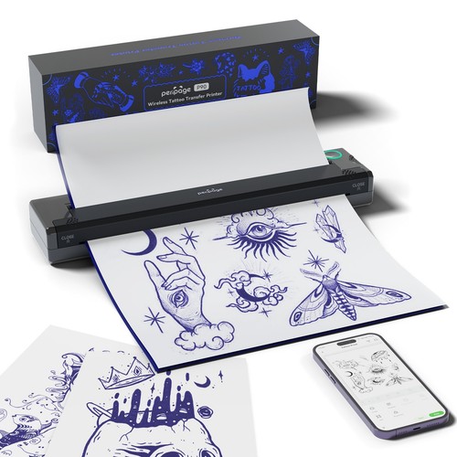 P90 wireless tattoo template - wireless,