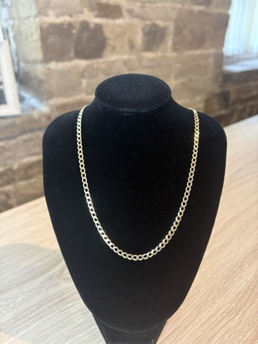 Heavy 9ct yellow gold curb - heavy,