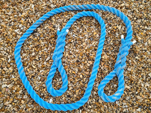 40mm blue nylon heavy - heavy, duty