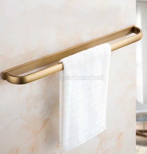 Antique brass towel rail - brass,