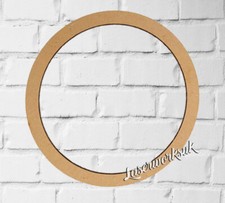 Wooden MDF Rings Craft Shapes Blanks Tags  Multiple Sizes & Quantities Available