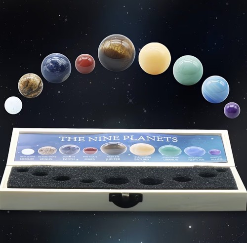 Solar system natural crystal - system,