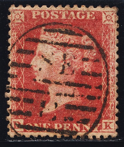 1861 penny red spec c12f - 1861,
